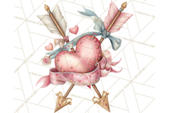 Cupid and Cherub Valentine Clipart PNG Romantic Love Product Image 5