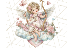 Cupid and Cherub Valentine Clipart PNG Romantic Love Product Image 4