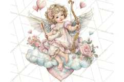 Cupid and Cherub Valentine Clipart PNG Romantic Love Product Image 4