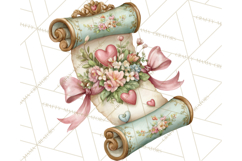 Cupid and Cherub Valentine Clipart PNG Romantic Love Product Image 3