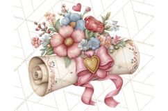 Cupid and Cherub Valentine Clipart PNG Romantic Love Product Image 4