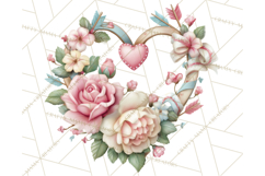 Cupid and Cherub Valentine Clipart PNG Romantic Love Product Image 4