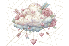 Cupid and Cherub Valentine Clipart PNG Romantic Love Product Image 4