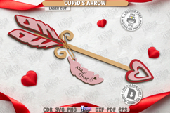 3D Cupid&#039;s Arrows Laser Cut Bundle|Happy Valentine’s Day SVG Product Image 3