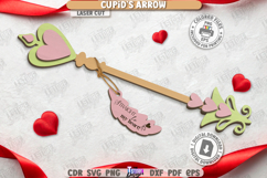 3D Cupid&#039;s Arrows Laser Cut Bundle|Happy Valentine’s Day SVG Product Image 6