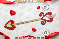 3D Cupid&#039;s Arrows Laser Cut Bundle|Happy Valentine’s Day SVG Product Image 7