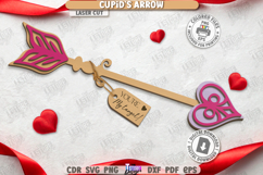 3D Cupid&#039;s Arrows Laser Cut Bundle|Happy Valentine’s Day SVG Product Image 8
