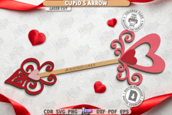 3D Cupid&#039;s Arrows Laser Cut Bundle|Happy Valentine’s Day SVG Product Image 11