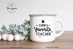 Cupid&#039;s favorite teacher svg | Teacher Valentine Shirt Product Image 4