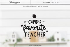 Cupid&#039;s favorite teacher svg | Teacher Valentine Shirt Product Image 2
