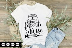 Cupid&#039;s favorite nurse - Nurse SVG Design Product Image 1