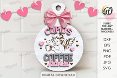Cupid's Mini Cutting Board Laser cut. Kitchen Decor SVG Product Image 1