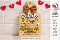 Cupid's Mini Cutting Boards Bundle Laser cut. Kitchen SVG Product Image 10