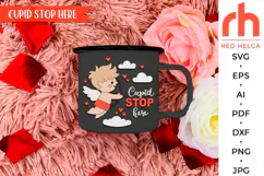 cupid stop here svg, cupid silhouette, love porch decor, welcome sign svg, 14 february sign svg, valentine hanger svg, valentine’s door sign svg, laser cut file, layered sign svg, valentine’s day decor svg, glowforge cut file, cricut cut file