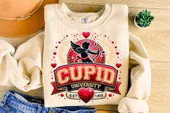 Cupid University PNG, Retro Cupid PNG, Valentine's Day PNG Product Image 3