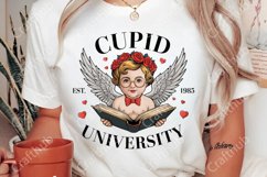 Cupid University Png, Funny Valentine’s Day Png, Cupid Vibes Product Image 1