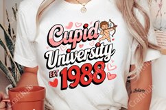 Cupid University PNG, Valentines Day Png, Valentine Shirt Product Image 2