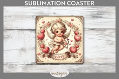 Cupid v14 Square Coaster Sublimation Product Image 1