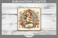 Cupid v17 Square Coaster Sublimation Product Image 1