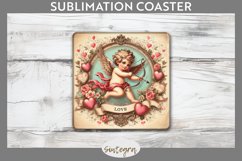Cupid v18 Square Coaster Sublimation Product Image 1