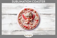 Cupid v5 Round Coaster Sublimation Product Image 1