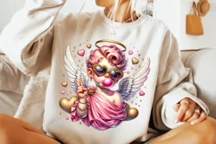Valentine's Day Cupid PNG, Retro Cupid, Cute Cupid PNG, Love Product Image 2