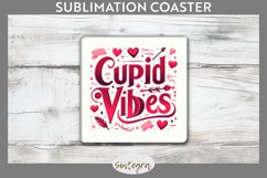 Cupid Vibes v1 Square Coaster Sublimation Product Image 1
