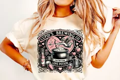 Cupid's Brewing Co PNG, Valentine's Day Sublimation, Cupid Product Image 2