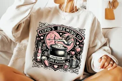Cupid's Brewing Co PNG, Valentine's Day Sublimation, Cupid Product Image 1
