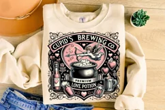 Cupid's Brewing Co PNG, Valentine's Day Sublimation, Cupid Product Image 3