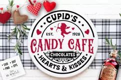 Cupid's Candy Cafe svg, Valentine farmhouse svg Product Image 2