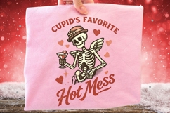 Cupid's Favorite Hot Mess, Valentine Skeleton PNG, Valentine Product Image 6