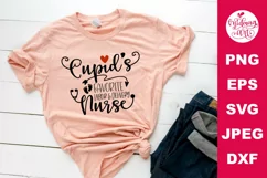 Cupid's favorite Labor and Delivery Nurse svg, Love cut file Product Image 2