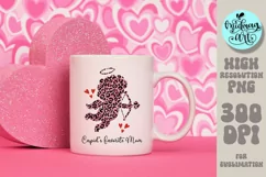 Cupid's favorite mom png, Valentines day sublimation Product Image 1