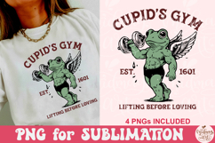 Cupid's Gym Lifting Before Loving Png Product Image 1