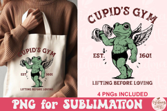Cupid's Gym Lifting Before Loving Png Product Image 2