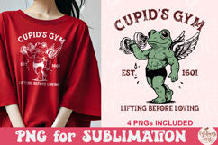 Cupid's Gym Lifting Before Loving Png Product Image 4