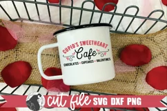 Sweet Valentine design shown on a mug