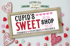Cupids Sweet Shop SVG | Valentine Sign SVG Product Image 1