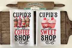 Cupid Coffee Shop Cupid Sweet Shop Towel Sublimation Designs Product Image 1