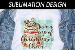 Christmas Cheer PNG for Sublimation | Cocoa Mug Cookies PNG Product Image 3