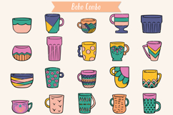 Coffee Cup | Decorated Tea Mug | Hand Drawn Glass Bowl Color Product Image 2