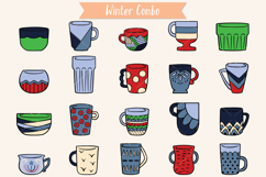 Coffee Cup | Decorated Tea Mug | Hand Drawn Glass Bowl Color Product Image 4