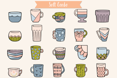 Coffee Cup | Decorated Tea Mug | Hand Drawn Glass Bowl Color Product Image 5