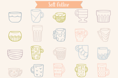 Coffee Cup | Decorated Tea Mug | Hand Drawn Glass Bowl Color Product Image 13