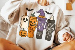 Halloween Obsessive Cup Disorder PNG, Halloween Ghost PNG Product Image 3
