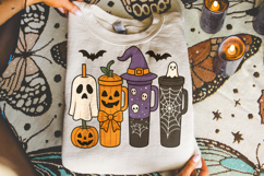 Halloween Obsessive Cup Disorder PNG, Halloween Ghost PNG Product Image 4
