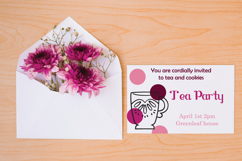 Coffee Cup | Decorated Tea Mugs | Hand Drawn Glass Bowl Product Image 4