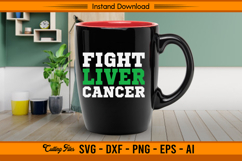 Fight Liver Cancer Awareness Bold SVG Design File Product Image 3