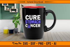 Cure Stomach Cancer Awareness SVG Design Product Image 2